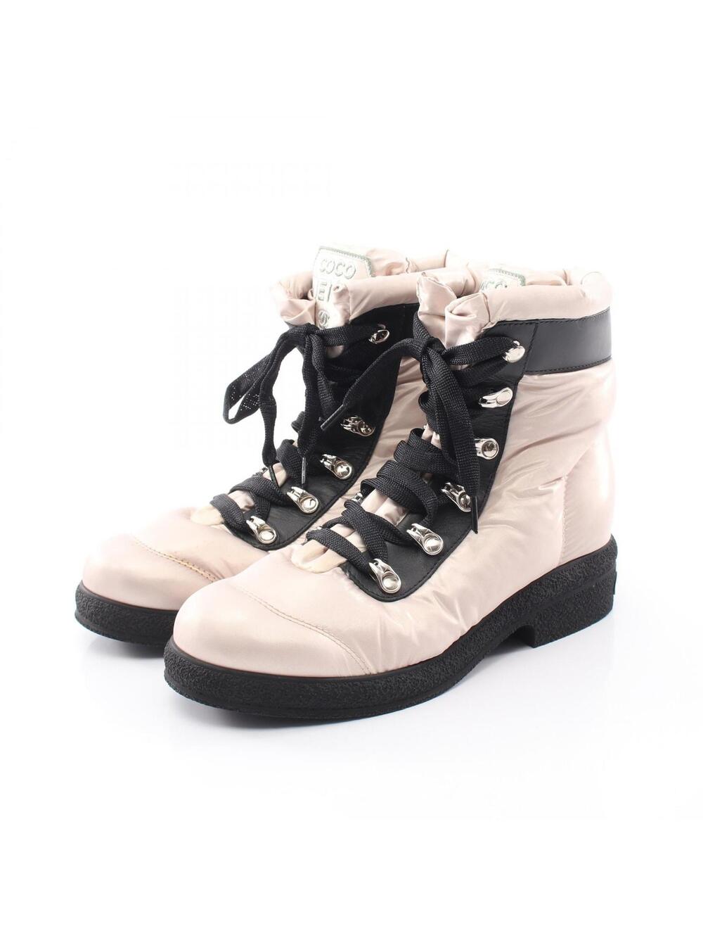 Chanel Coco Neige Winter Boots Nylon #282618C54B
